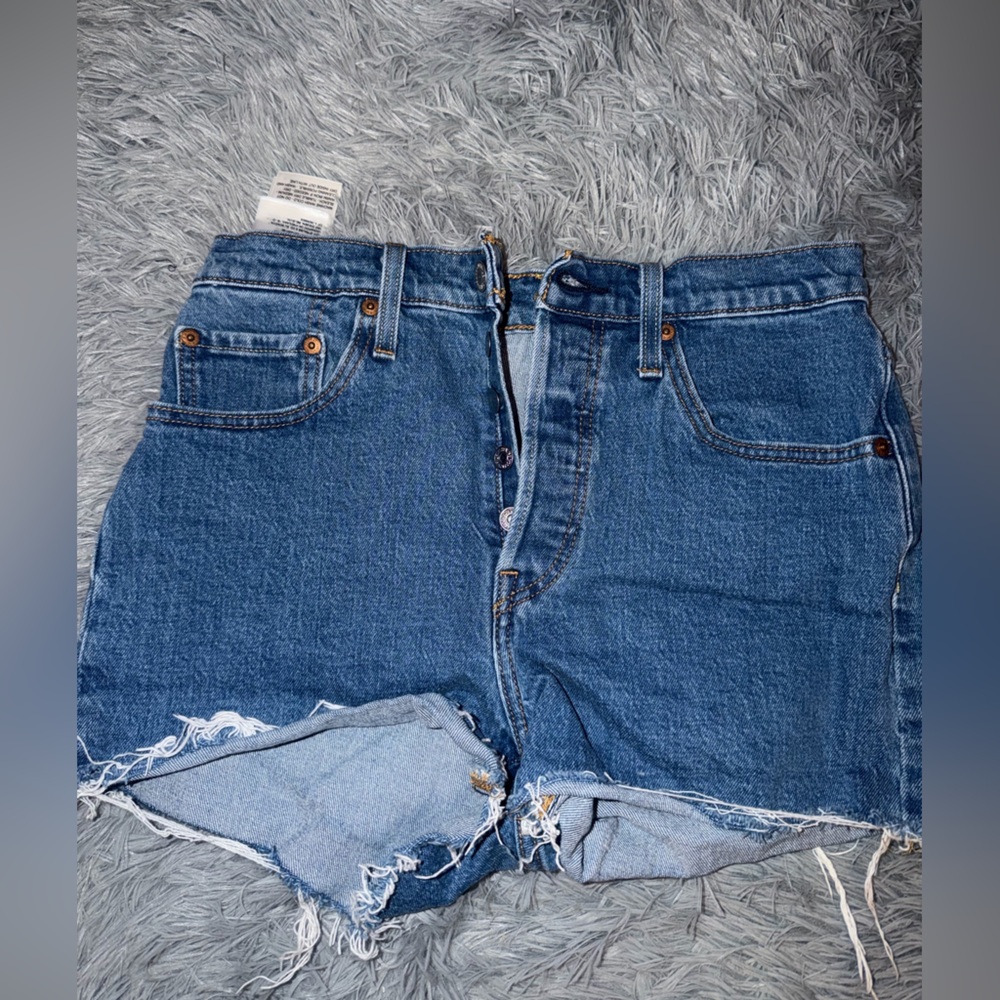 Levi's Classic Blue Denim Shorts